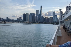 Ocean Voyager leaving Chicago