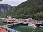Docking in Juneau, Alaska
