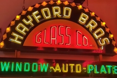 Hayford Glass neon and chase light bulbs