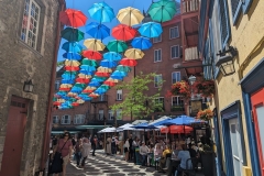 Umbrella Alley, Old Quebec City