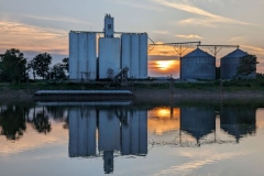 Grain Port, Waterproof, LA at Sunset
