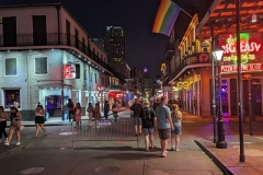 Bourbon Street at weekday night