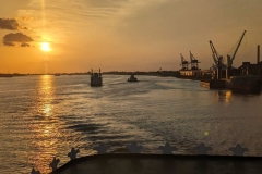 Sunset on the Mississippi, New Orleans