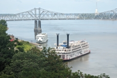 Riverboats in port, Natchez, MS