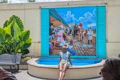 French Market fountain, New Orleans