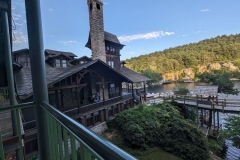 View of Parlor wing from room balcony