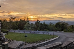 Sunset from west porch