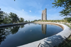 Reservoir at Tower at top of Sky Top path