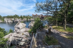 Mohonk Mountain House view on Sky Top Road