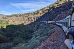 Clark, AZ. Verde Canyon Railroad Curve