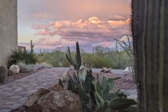 Tucson Airbnb Sunset view of Mt. Lemmon